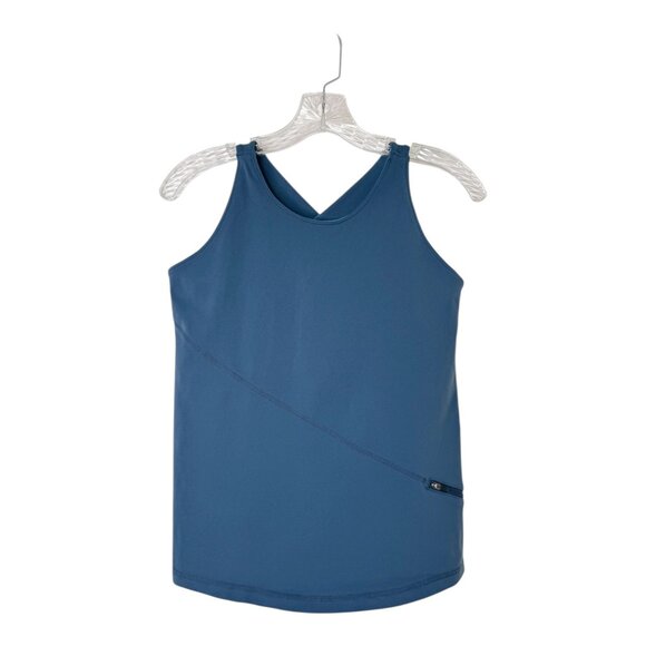 lululemon athletica Tops - Lululemon Cross Back Zip Pocket Tank